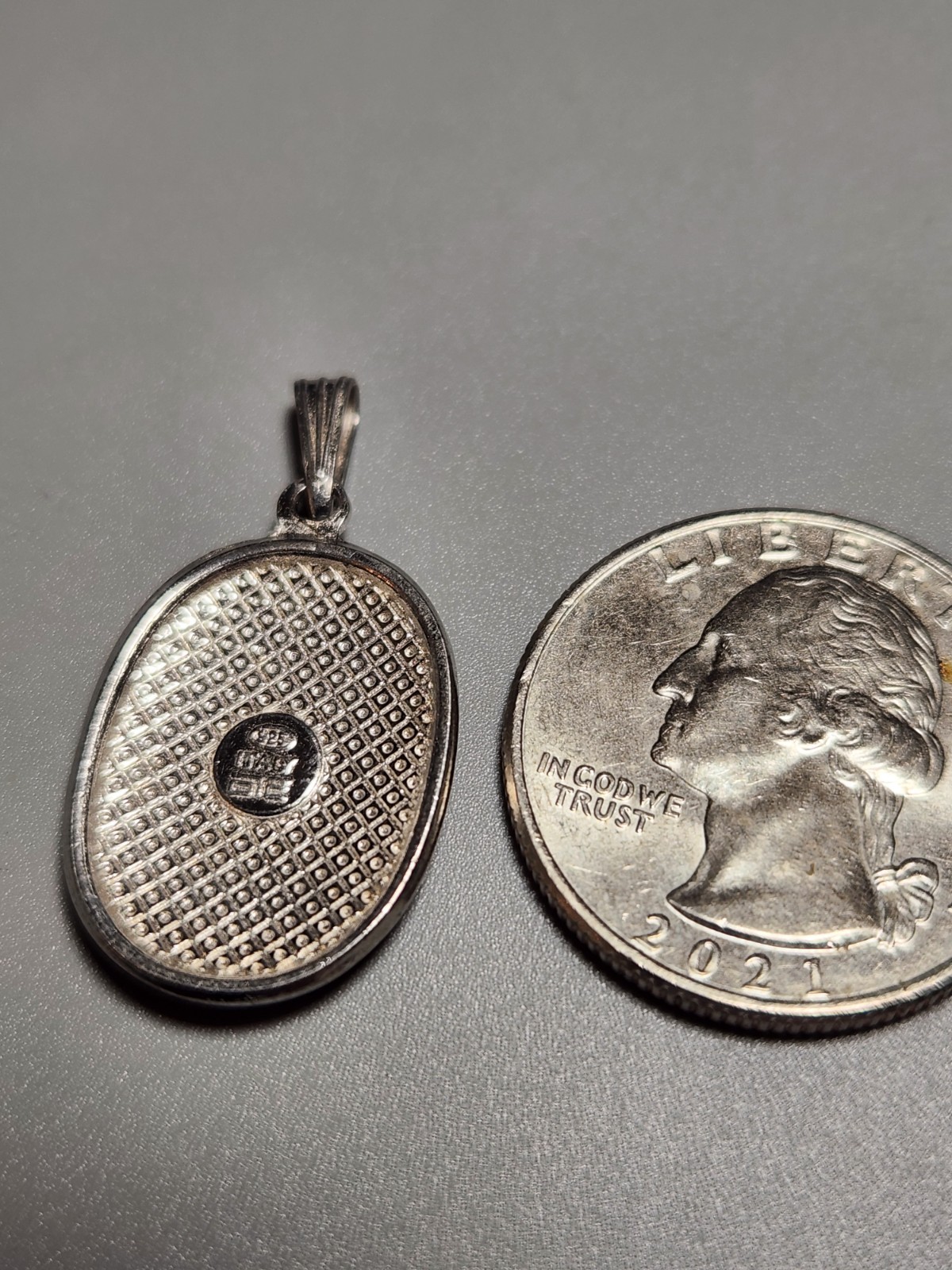 Mother and A child New Pendant Made in 925 Sterling silver Length 32mm