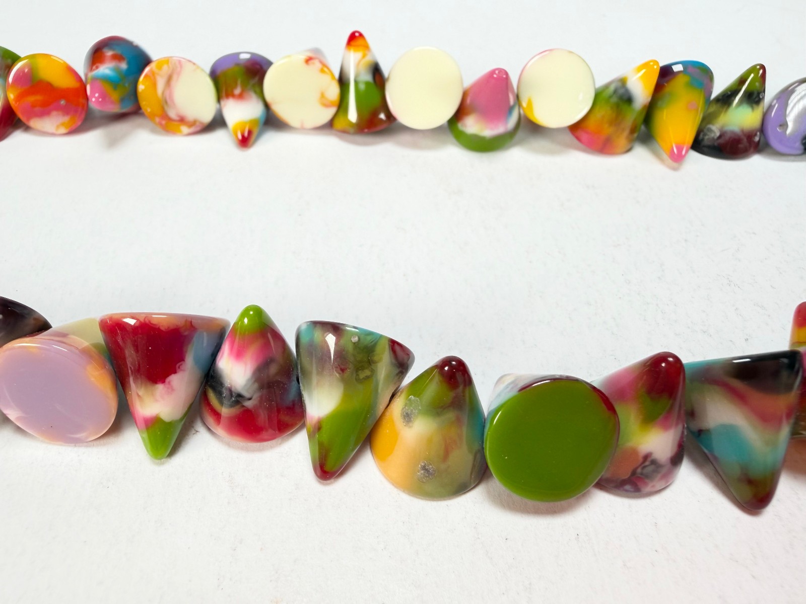 Jackie Brazil “Corina” Small Cones Kandinsky 55cm Necklace ( N0058 )