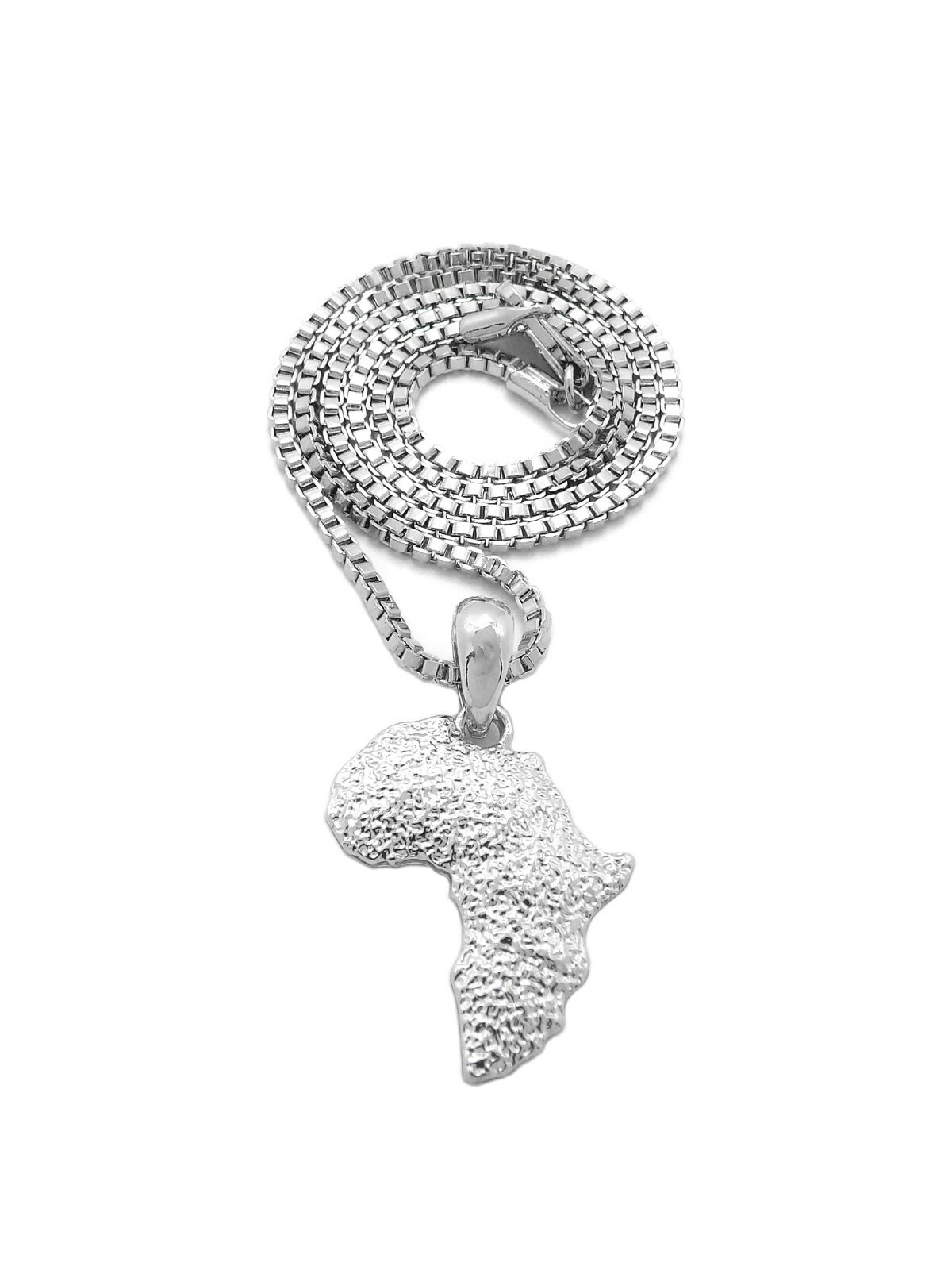 Mini Size Africa Continent Pendant 18″,20″,24″ Various Chain Necklace XMP162