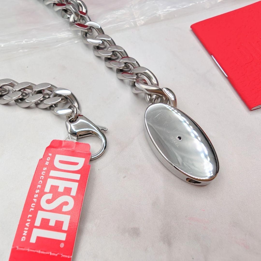 Excellent Condition | DIESEL DX1509040 Silver Chain Necklace (with Original Box