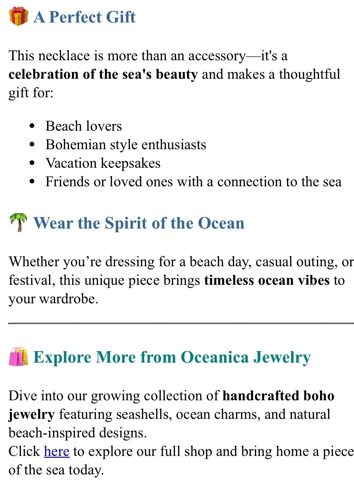 Boho Beach Adjustable Seashell Necklace w/ Starfish Charms & Beads 22-26″