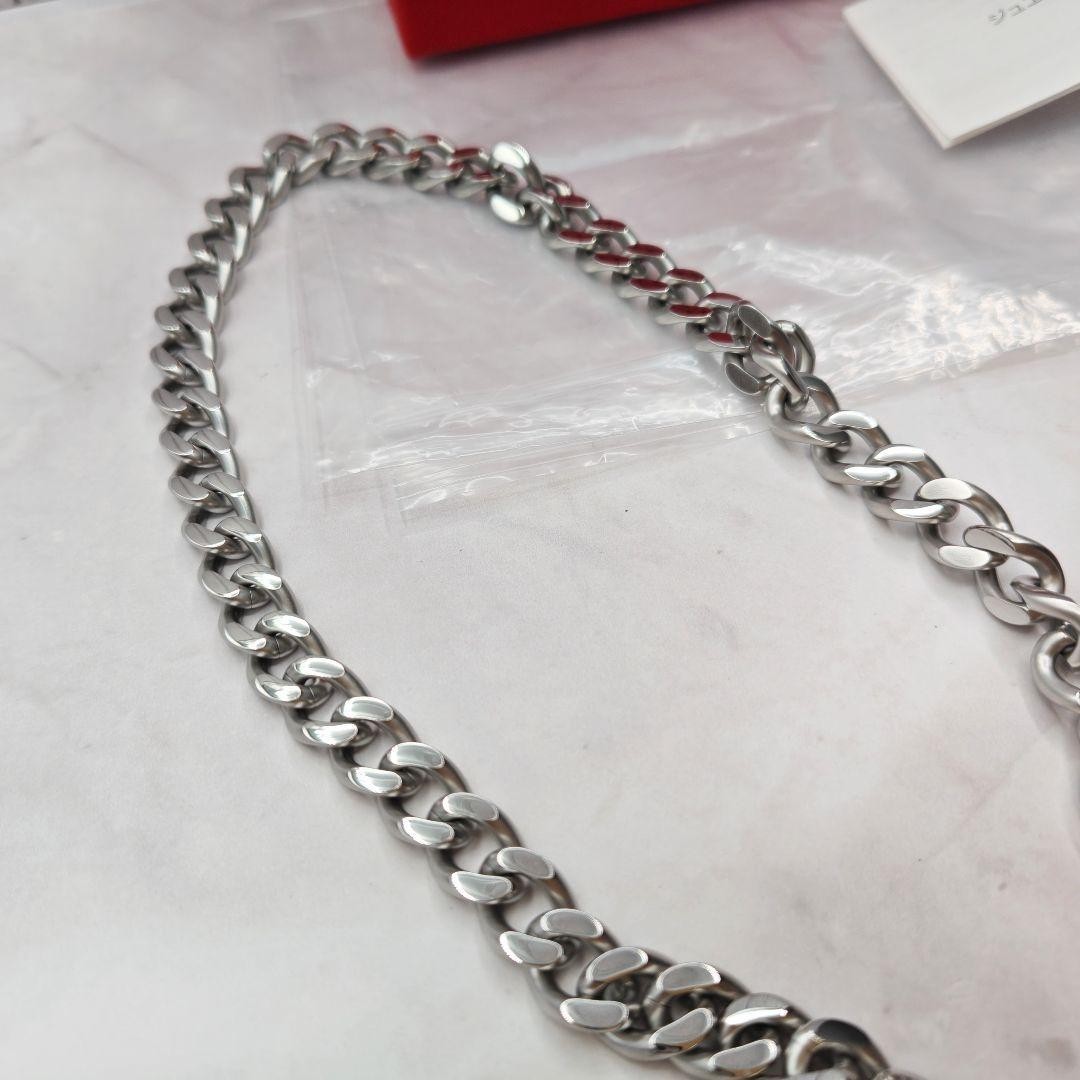 Excellent Condition | DIESEL DX1509040 Silver Chain Necklace (with Original Box