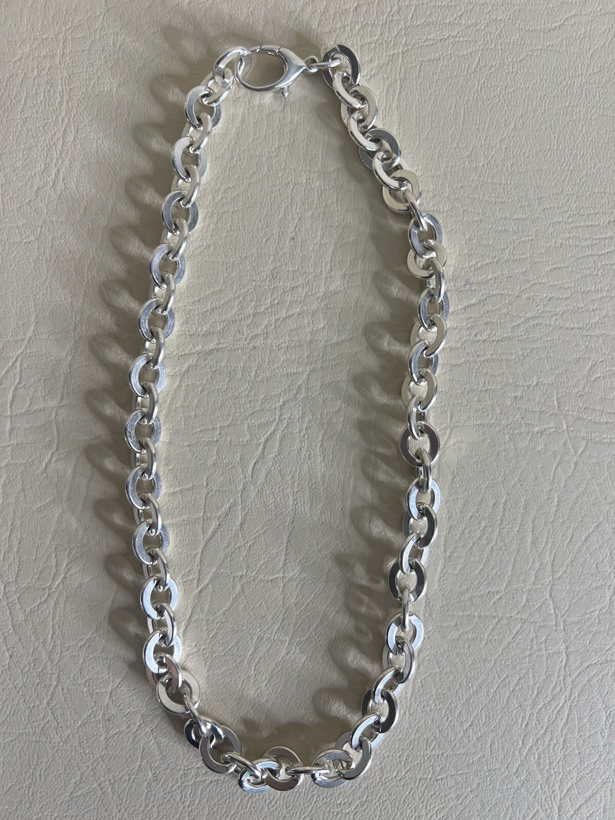 10mm Thick 18” ROLO Chain 925 Sterling Silver 71.6g