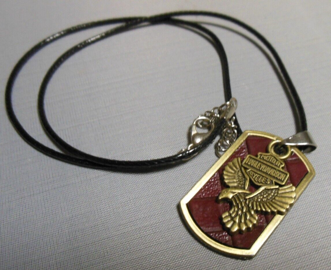 Harley Davidson Dog-Tag Necklace 18″ Nice Anytime Gift Free Ship USA