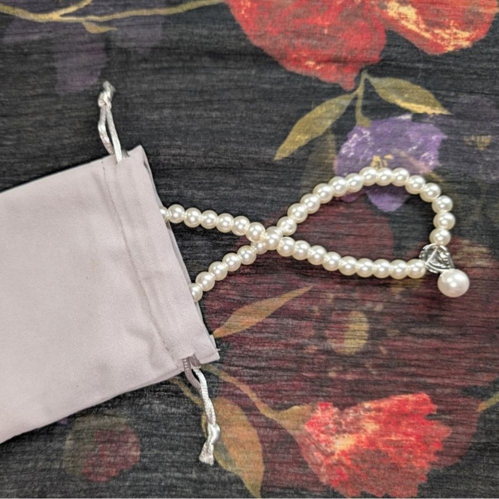 8mm Genuine Freshwater Pearl Necklace 925 Sterling Silver 17-20” Natural Pearls