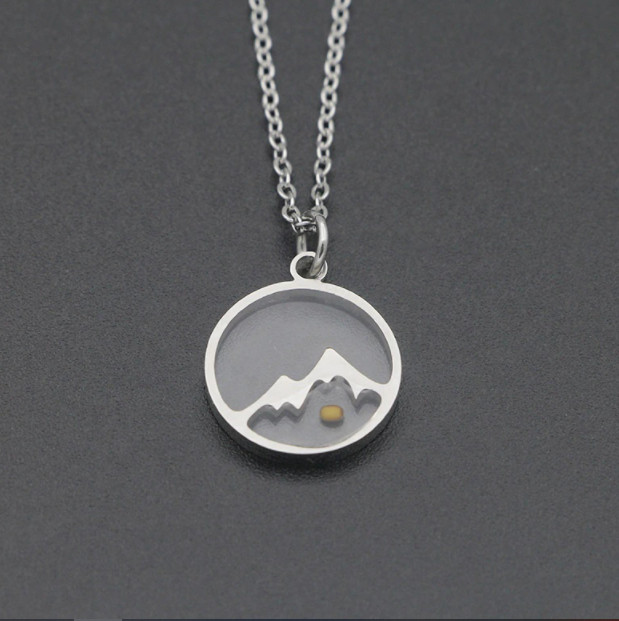 Matthew 17:20 Faith of a Mustard Seed Move Mountains Chain or Keychain Necklace