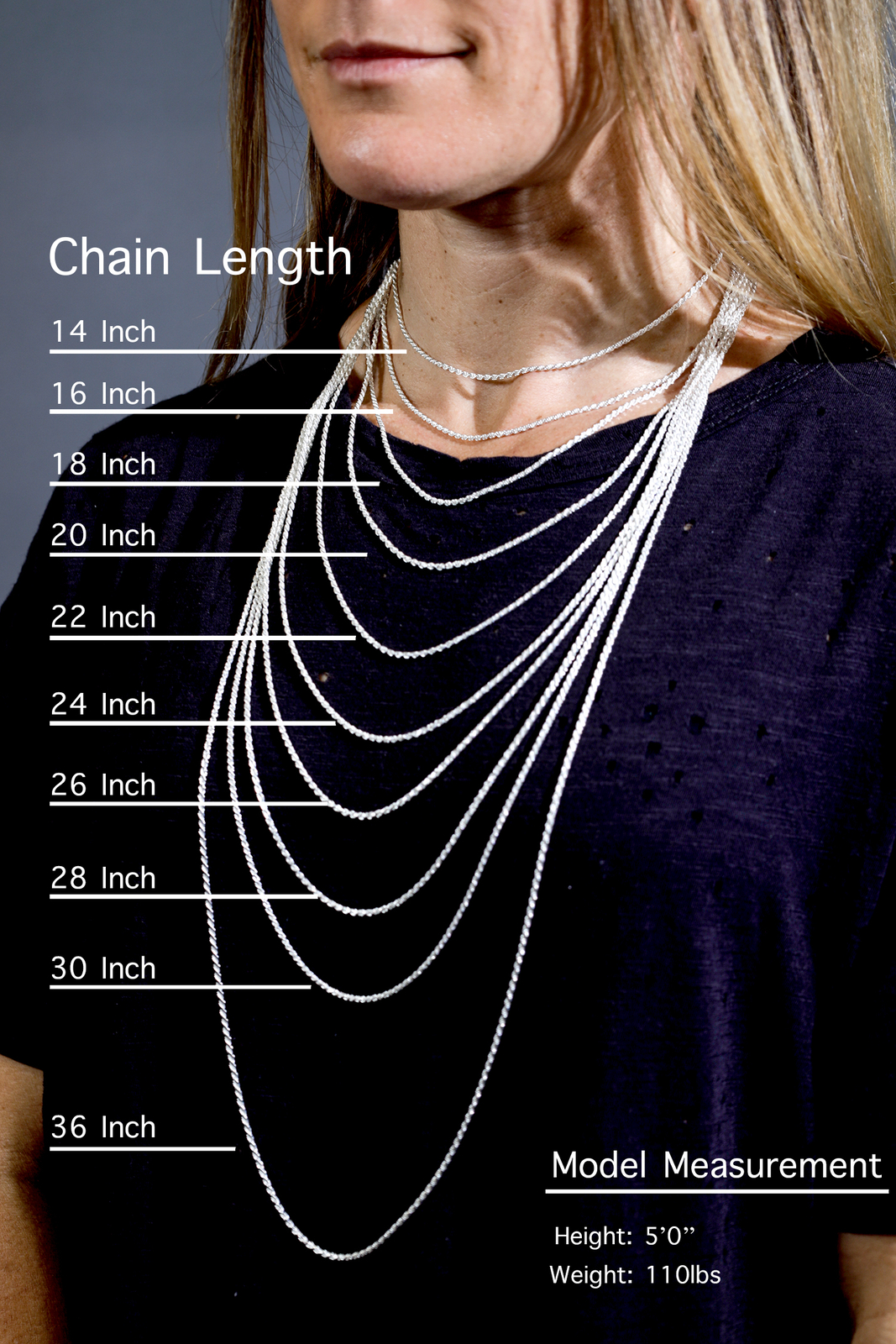 Gold Plated Rope Chain 2.2mm New Solid Cord Necklace