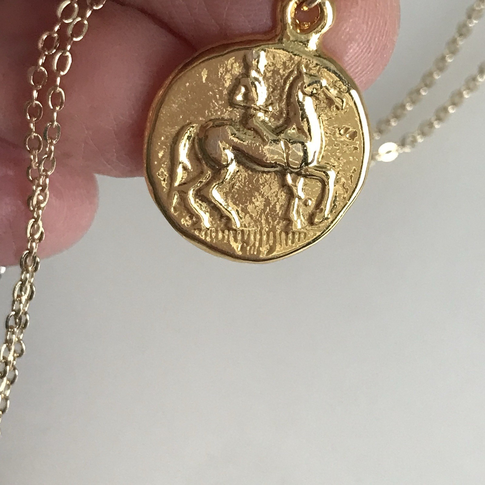 Double Sided Ancient Coin Necklaces-Greek & Roman Inspired Designs – New
