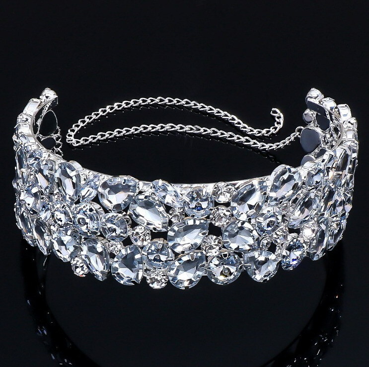 Women Necklace Rhinestone Droplet Luxury Jewelry Body chain Fashion Bling