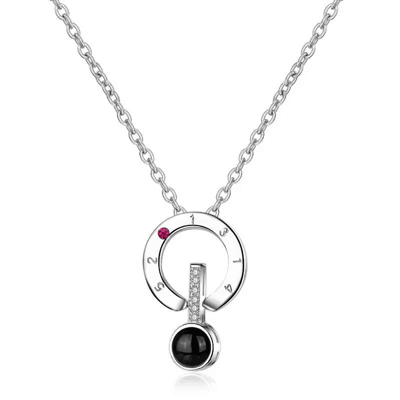 Projection Necklace 100 Languages ​​I Love You Pendant Jewelry Holiday Gift New