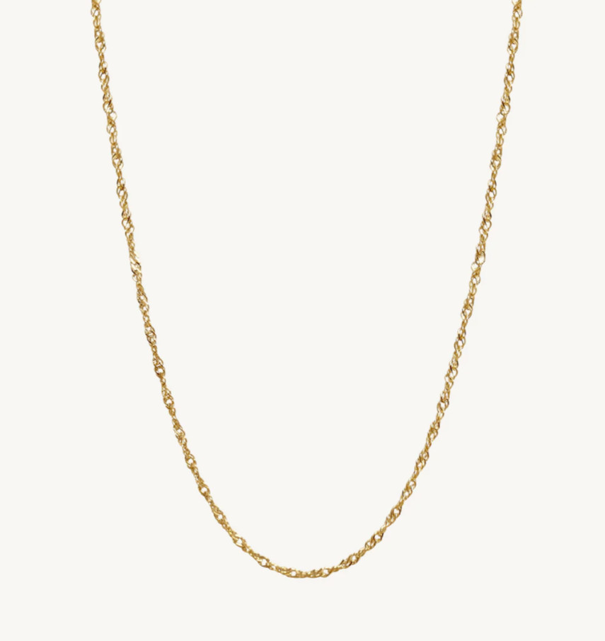 Gold Chain Necklace Everyday Necklace Waterproof Gold Chain Sparkle Chain