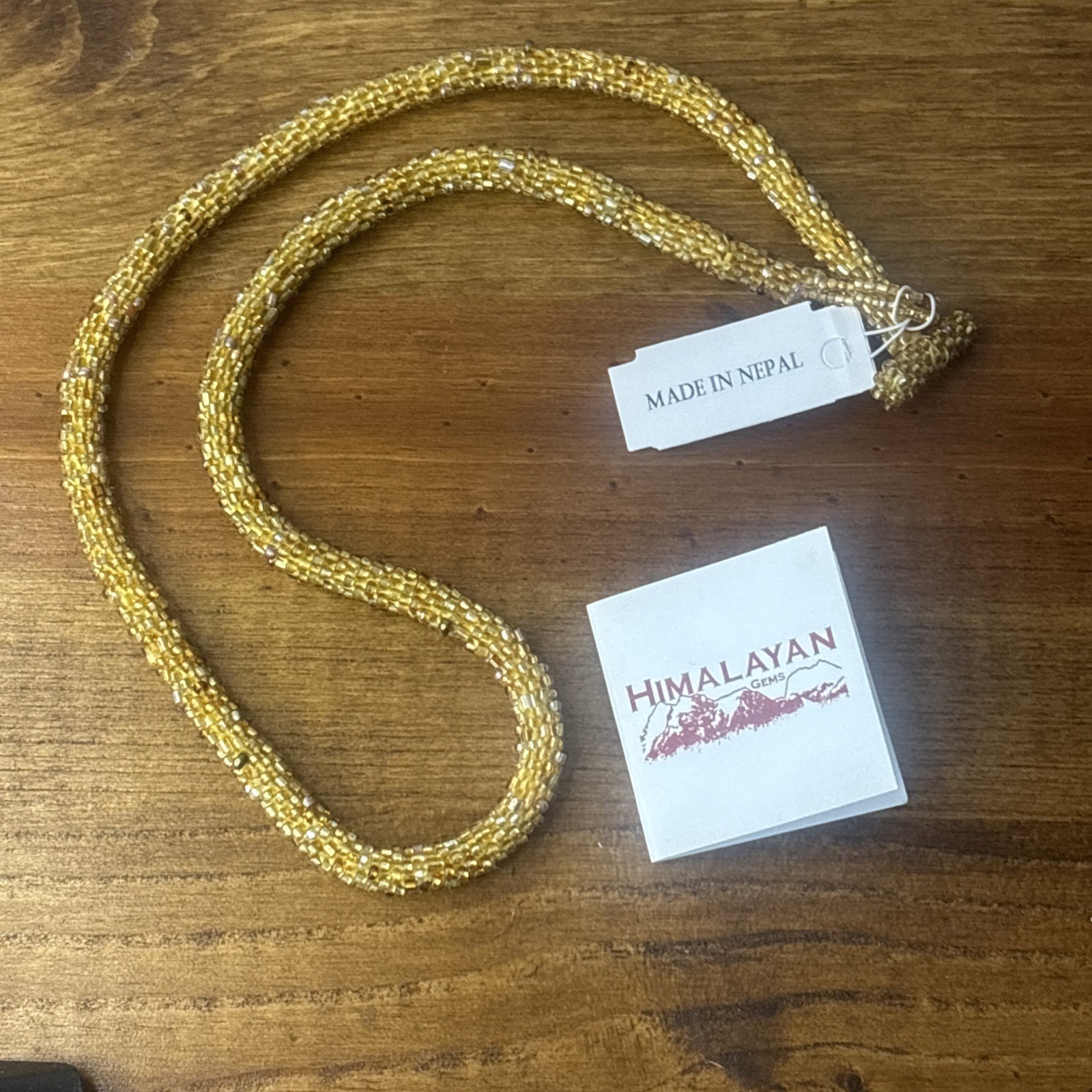 Himalayan Gems Necklace, made In Nepal, 20 1/2″ Long