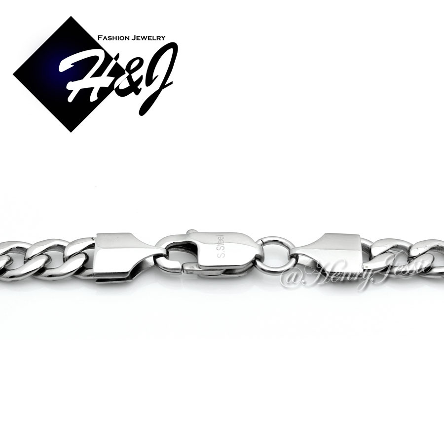 24″MEN Stainless Steel 6mm Silver Cuban Curb Necklace Allah Round Pendant*P78