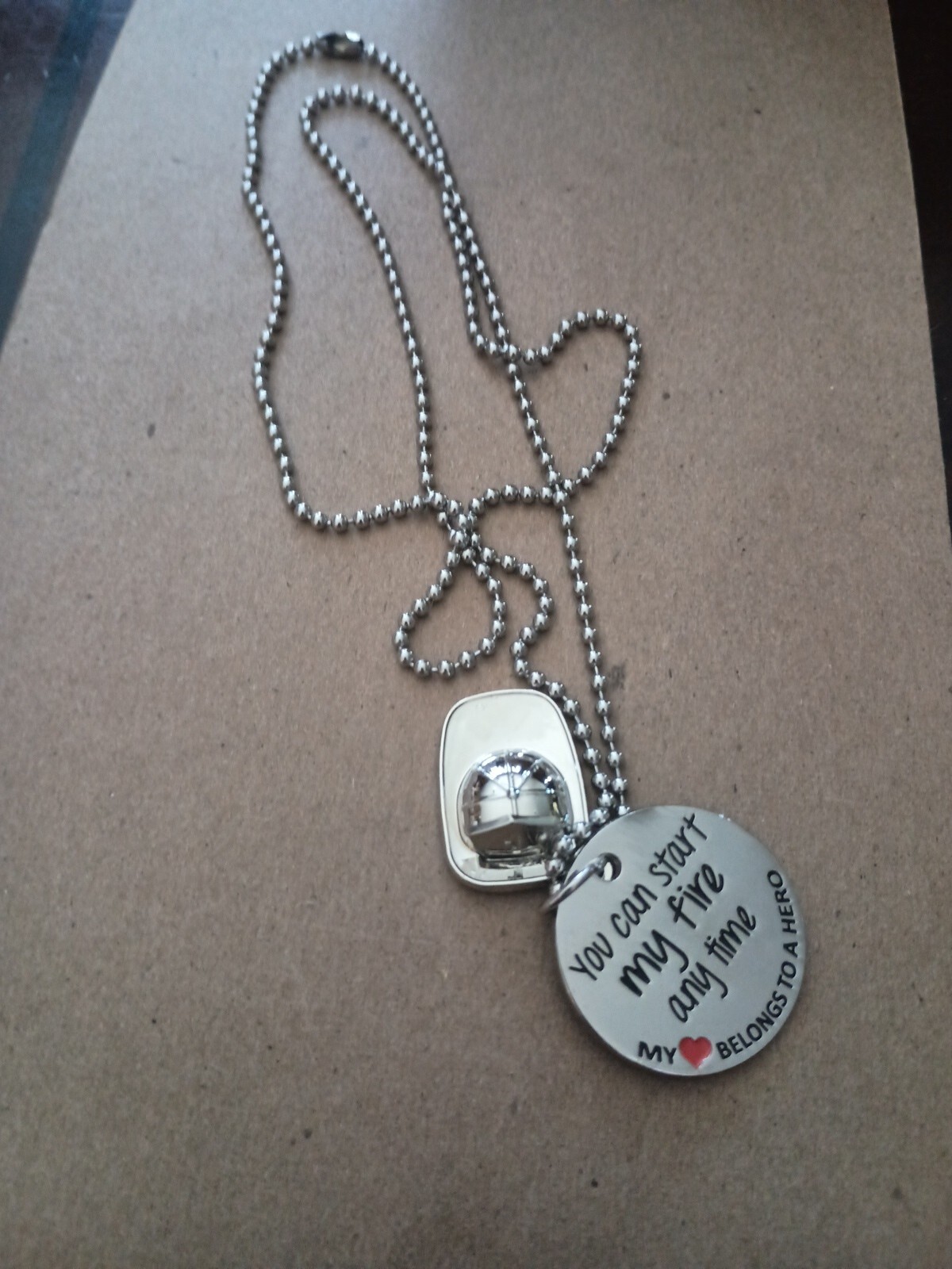 Firefighter Necklace “You Can Start My Fire Anytime”