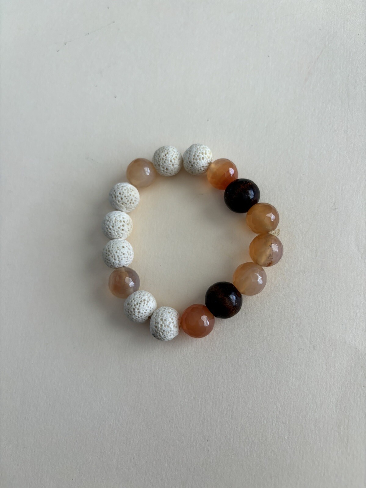 Lot of 10 Young Living Lava Rock Bead Bracelet Multi Color Precious Gemstone