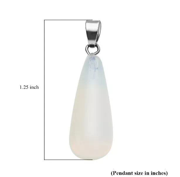 Beautiful Opalite Pendant & 18″ Necklace! FREE SHIPPING IN THE USA!