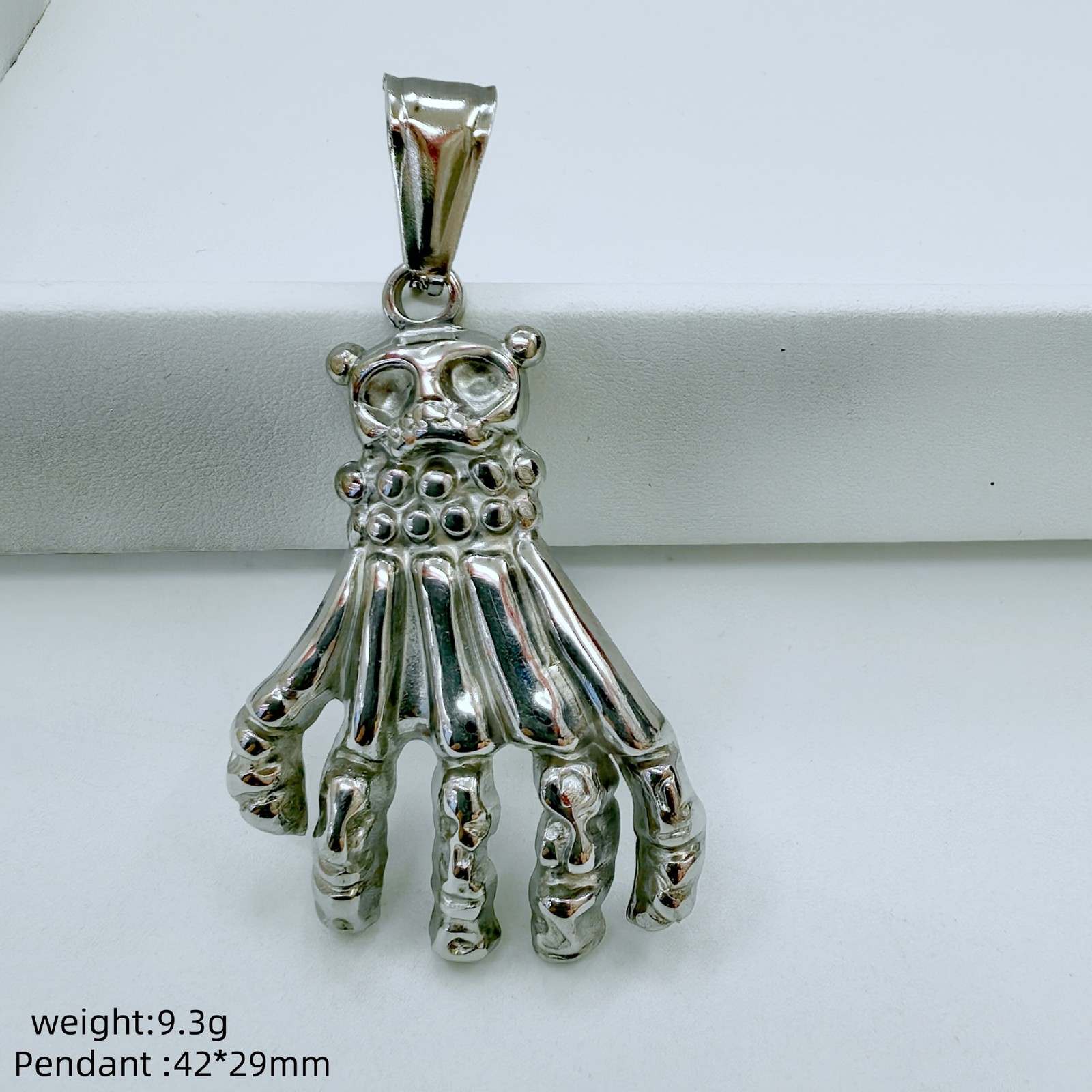 Gold Silver Black Hand Pendant Ideal Accessory For Motorcycle Hip Hop Fans