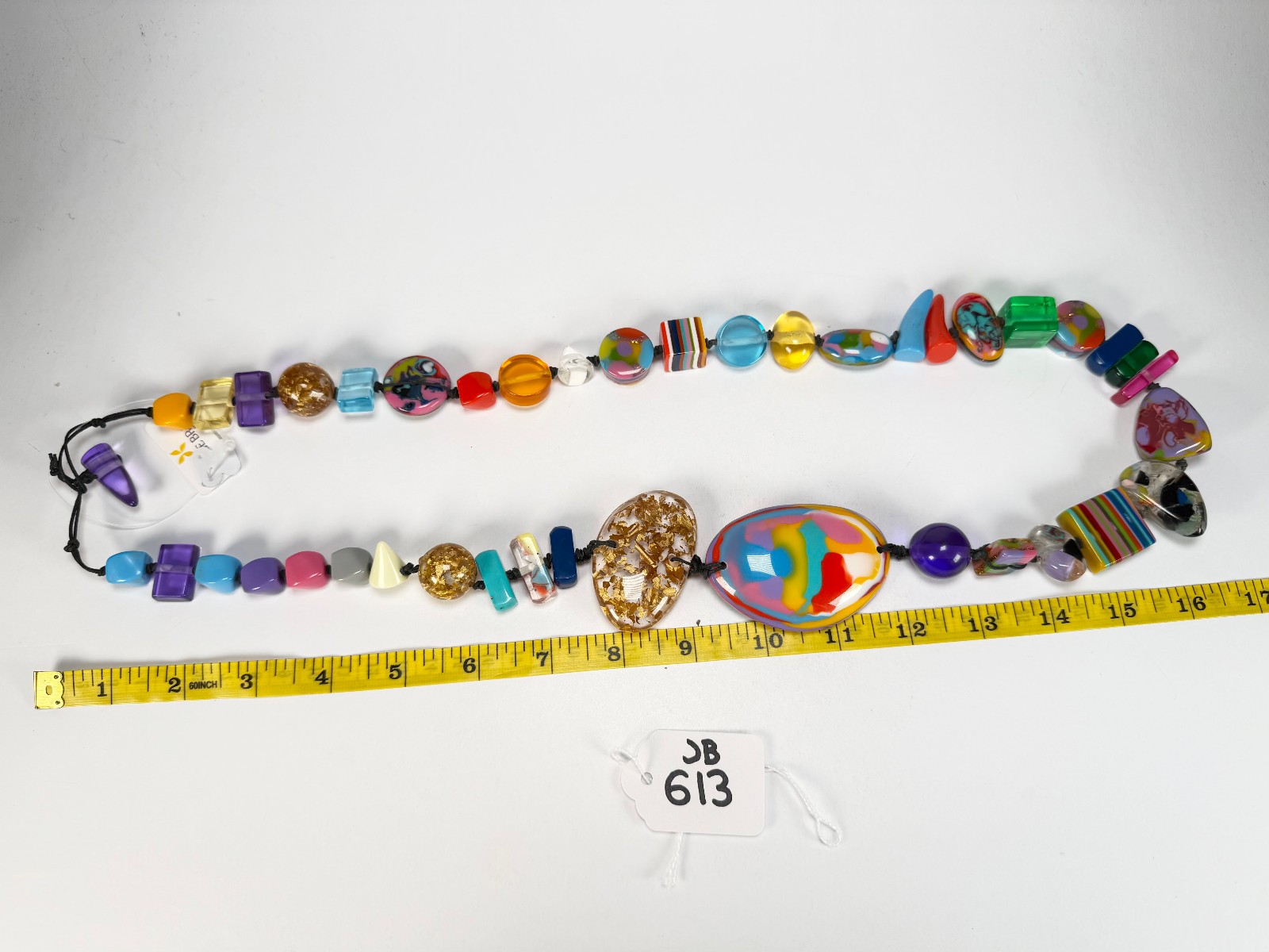 Jackie Brazil “Fusion” Mix Colours Long 110cm Bead Necklace ( N0040 )