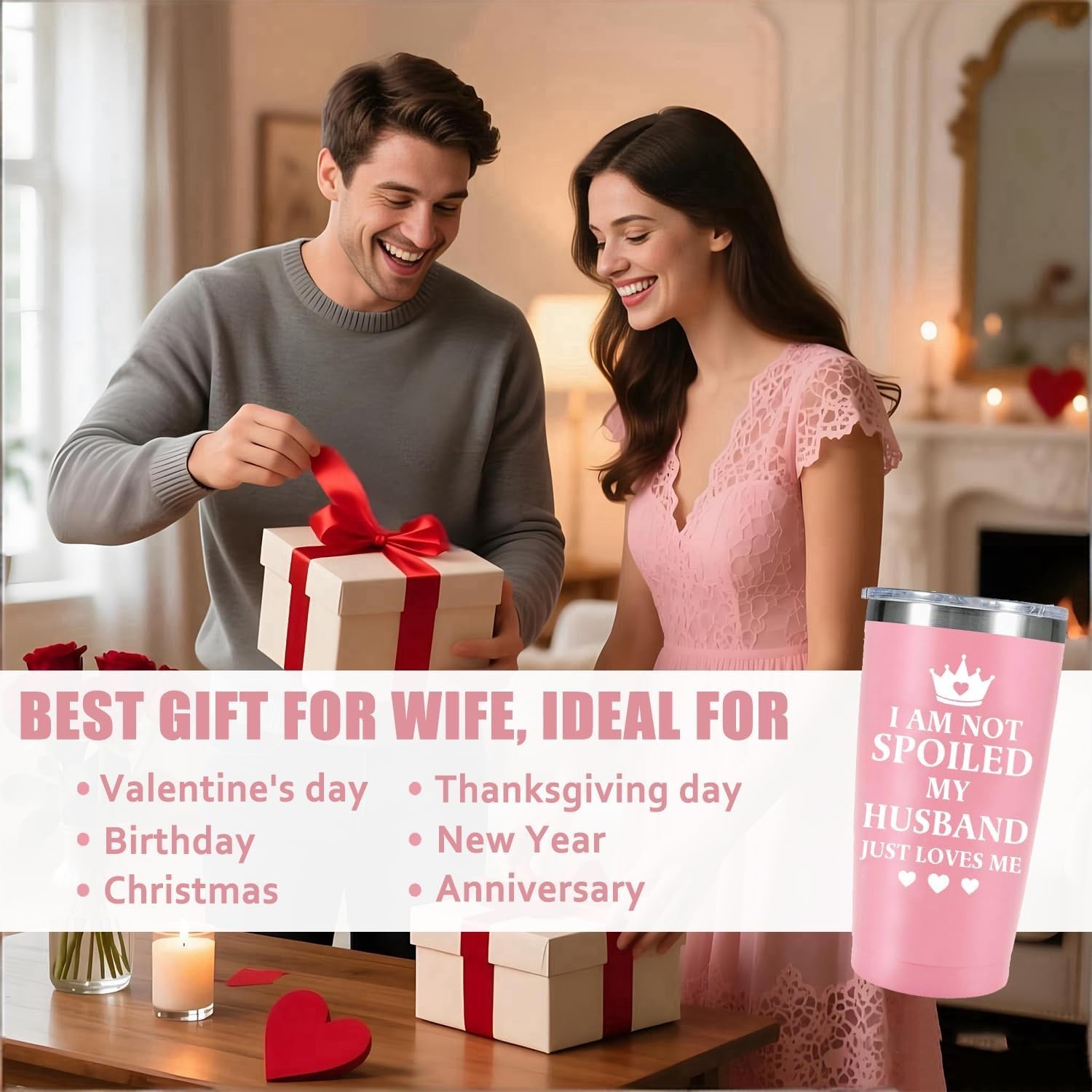 Romantic Love Anniversary Birthday Wedding Valentines Gifts for Wife Girlfriend