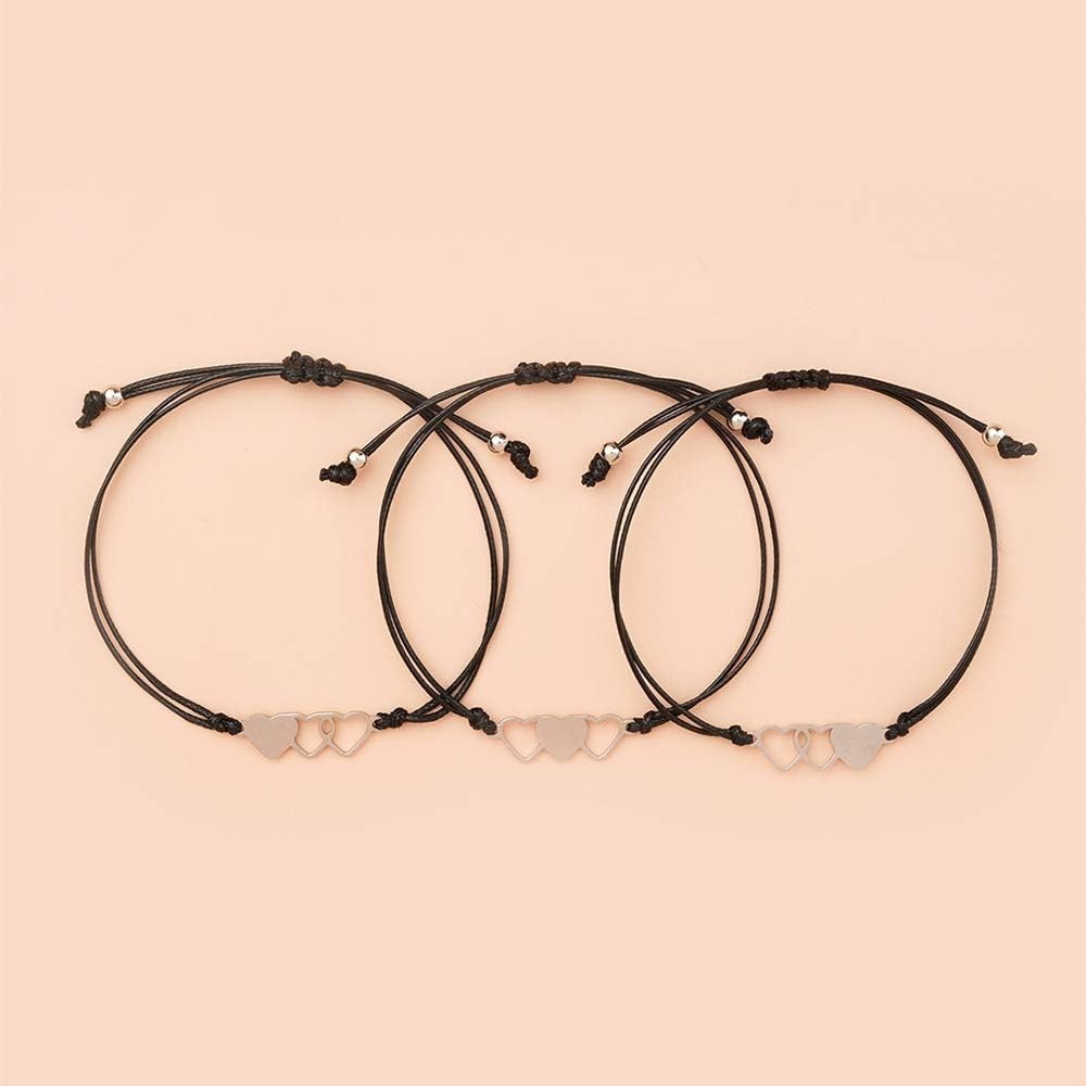 Unisex Adults Alloy Heart Pinky Promise Heart Butterfly Moon Sun Statement Ch…