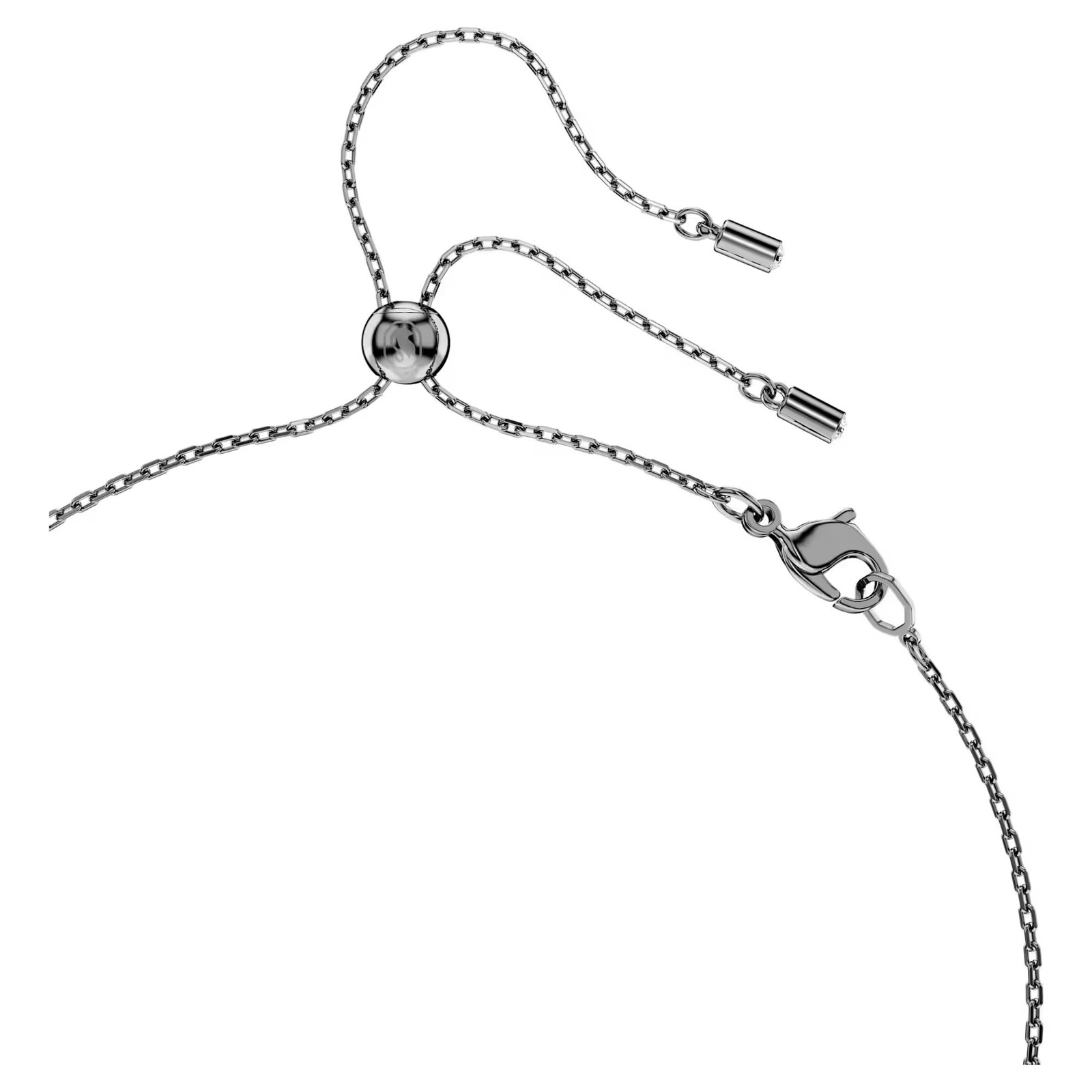 Swarovski Zirconia Mesmera Pendant, Mixed Cuts, Gray, Ruthenium Plated 5732491