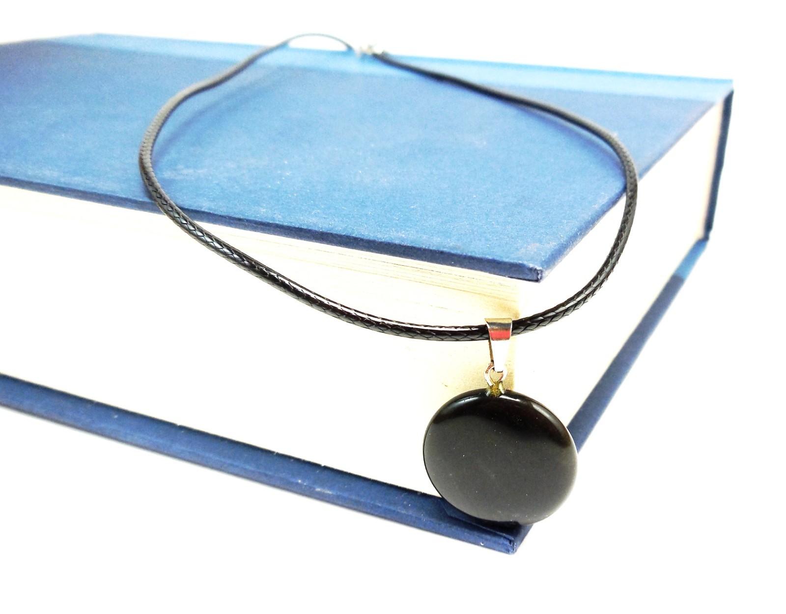 Christmas Santa Black Coal Charcoal Necklace for Naughty Kids and Adults