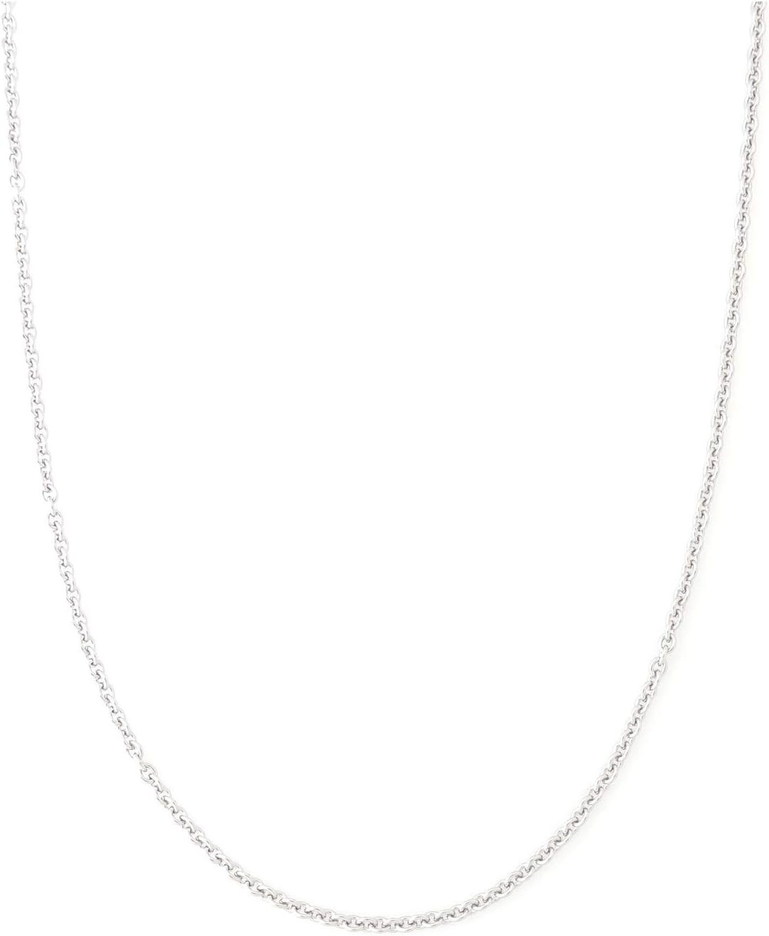 Hypoallergenic 2MM Stainless Steel Cable Chain Necklace – 22 Inches, All Ages