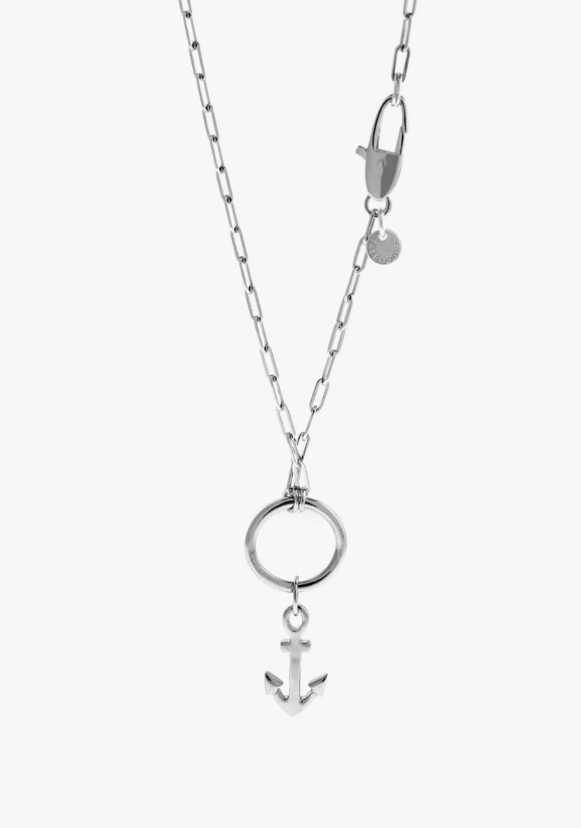 Tateossian NL0172TASPLSI1S – Sterling Silver 925 Marine Anchor Necklace BNIB –