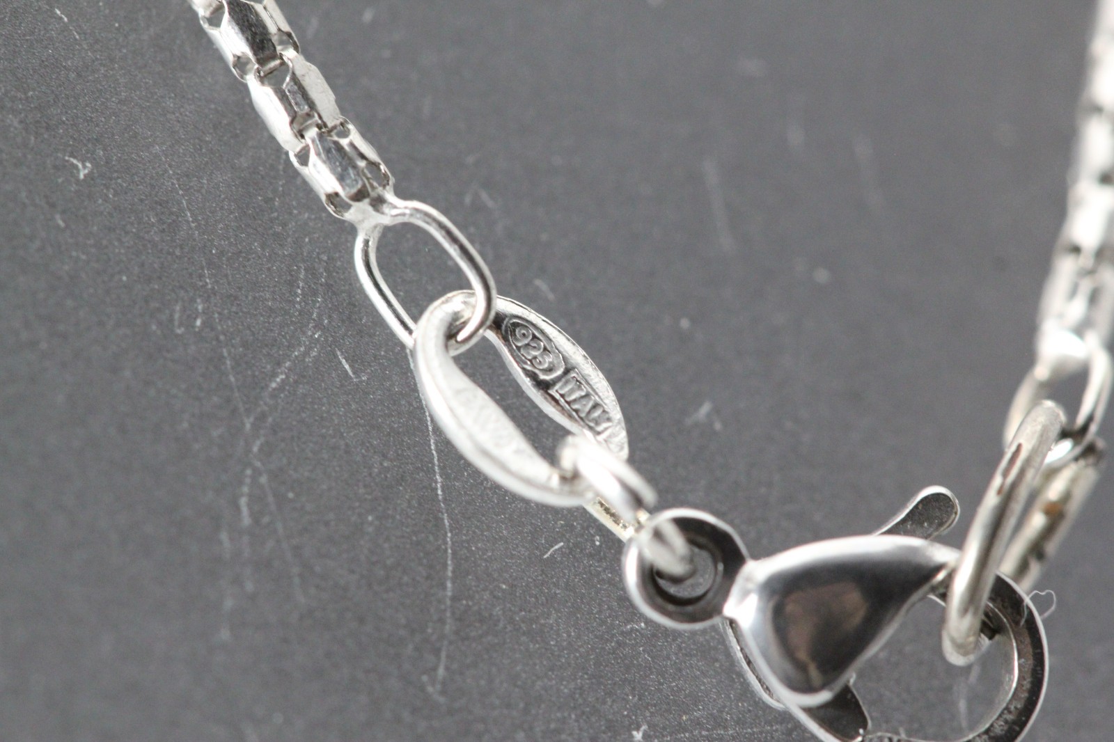 Sterling Silver 925 Trillion Cut CZ Pendant 18″ Long Necklace 4.5 G (NEC5939)