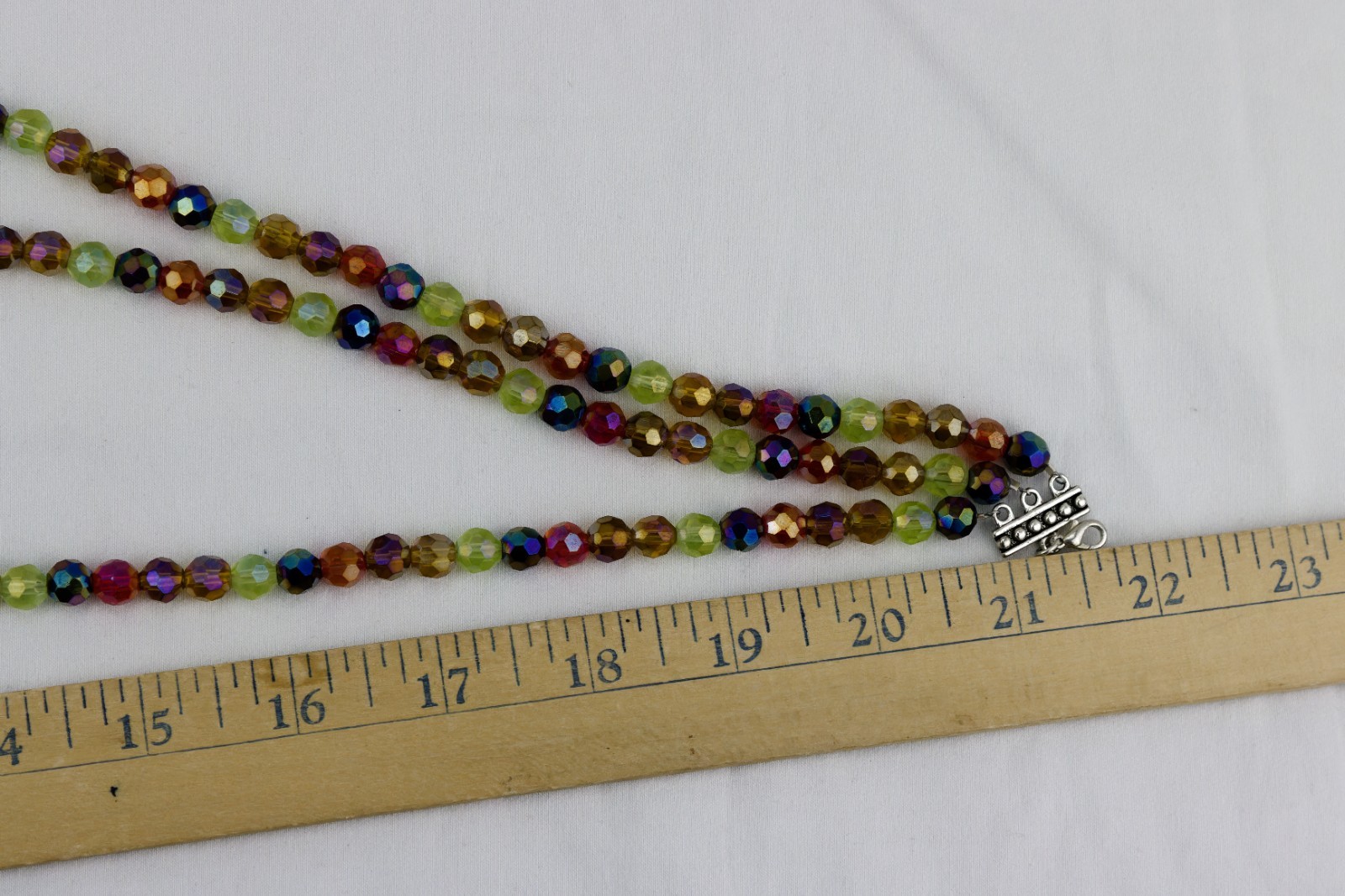 Multi-color Faceted Glass Bead SET
