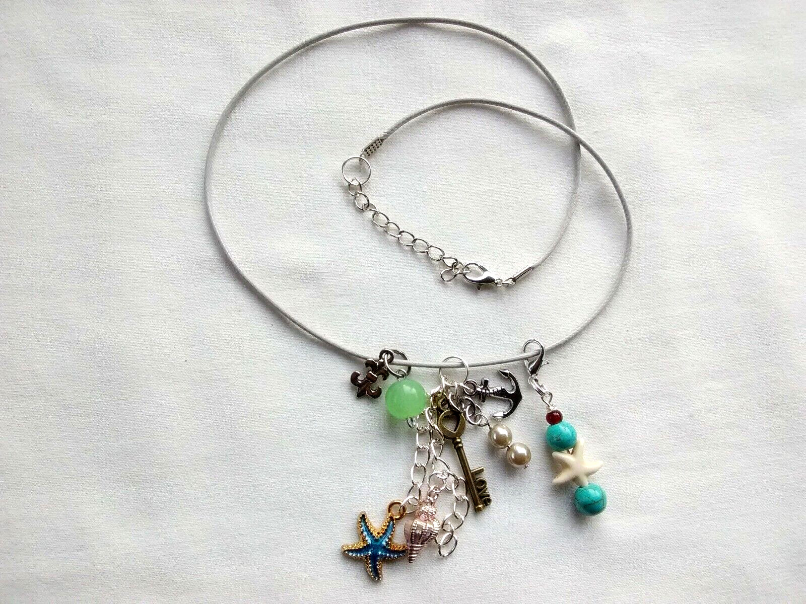 Boho Nautical Teens Women Boho Trendy Necklace 20″ Gift USA Seller New