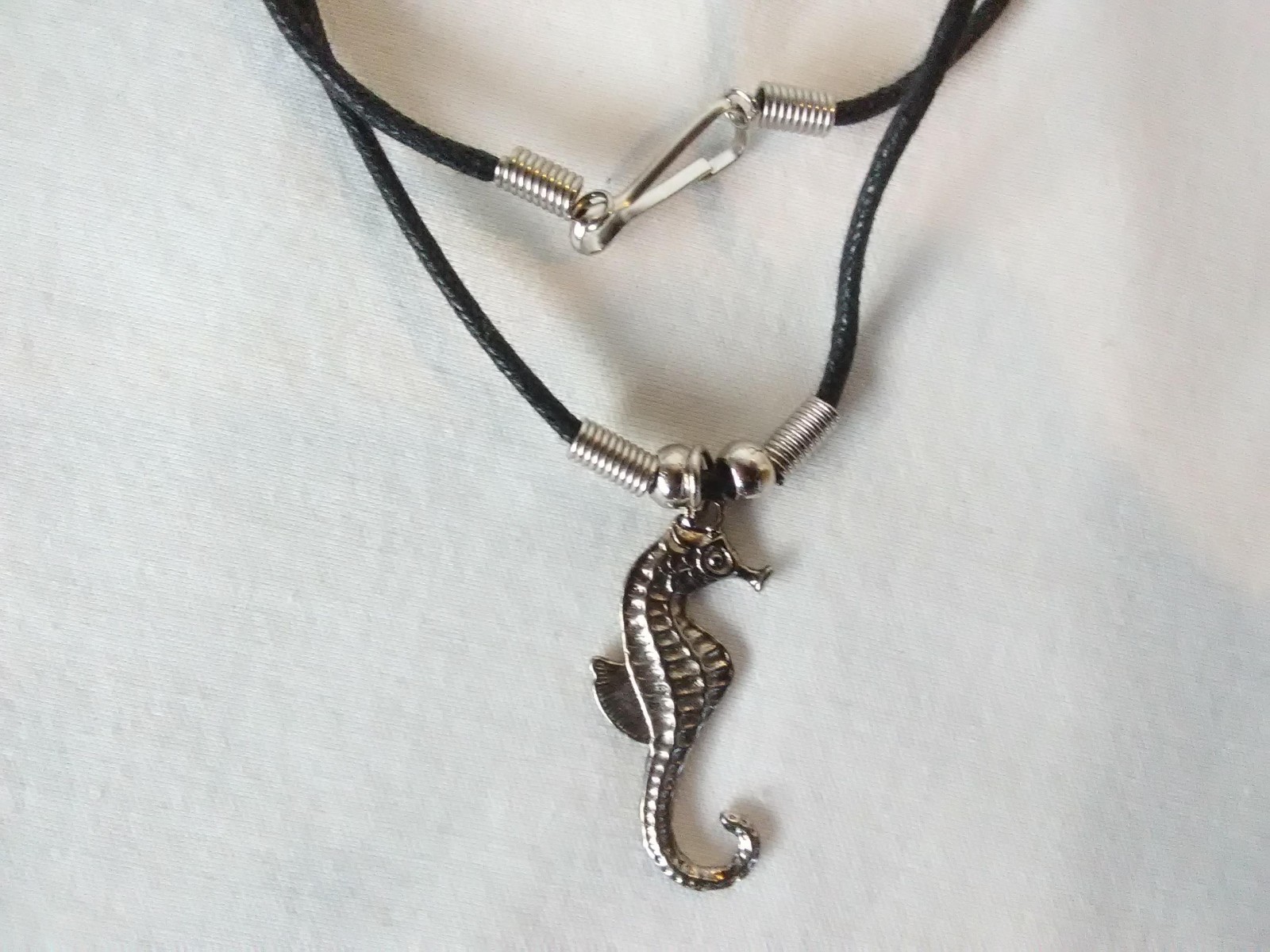 NECKLACE 18″ Seahorse Coastal Beach Jewelry USA SELLER New