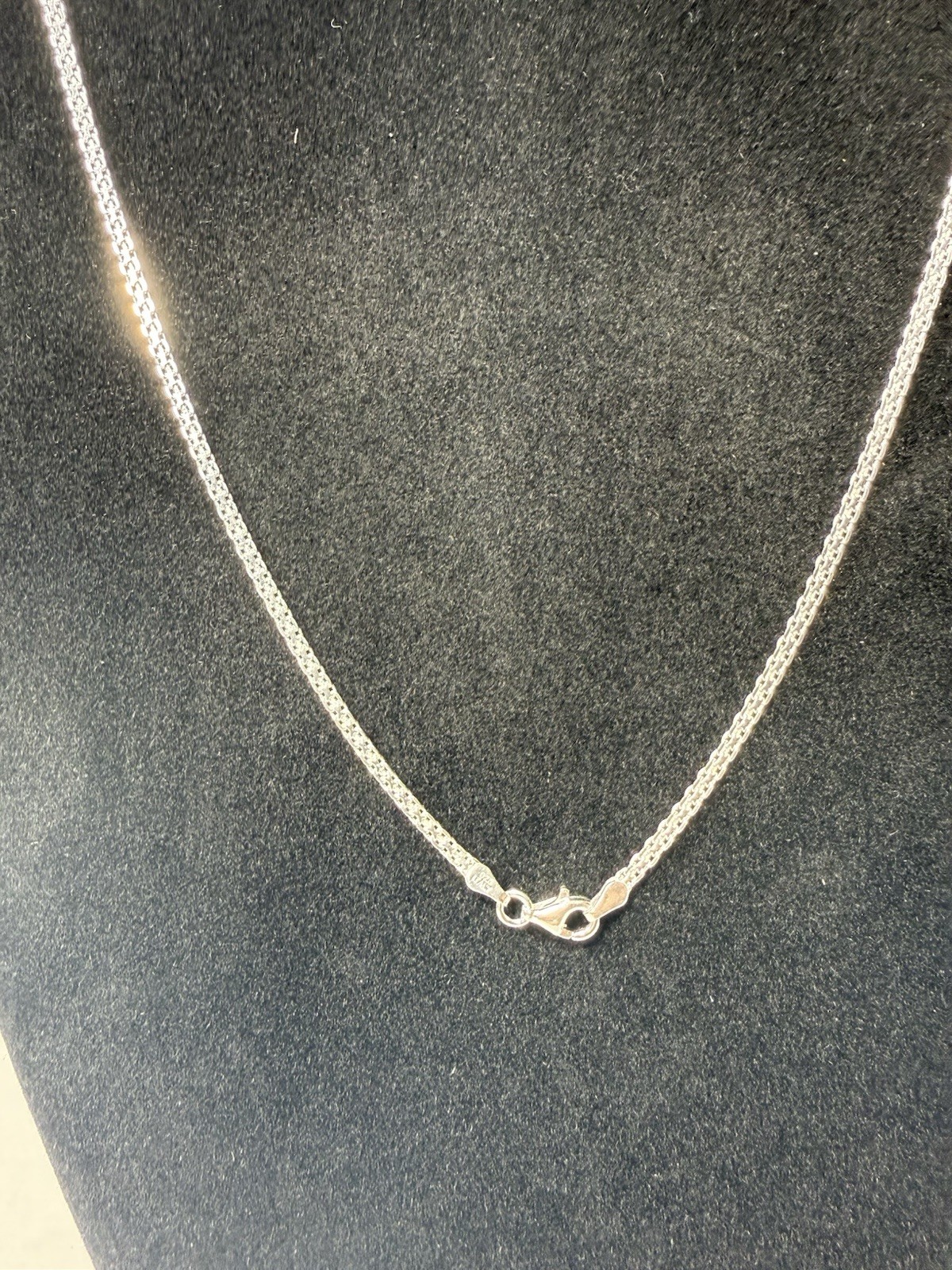 24″ 2.2 mm 925 Sterling Silver Chain Necklace