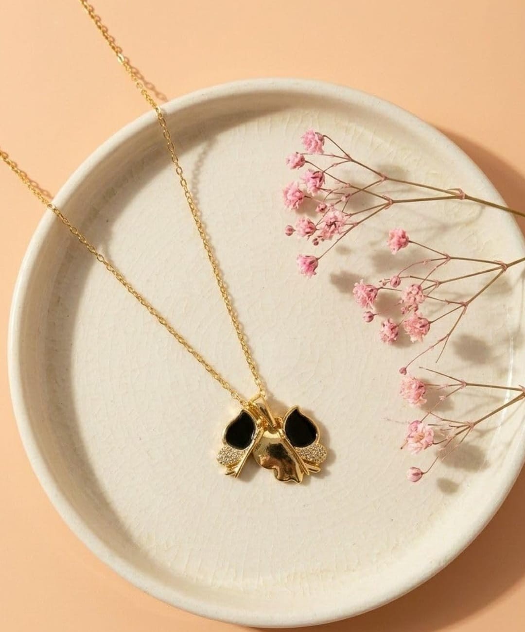 Indian bollywood butterfly shaped created stones pendant for women and girls