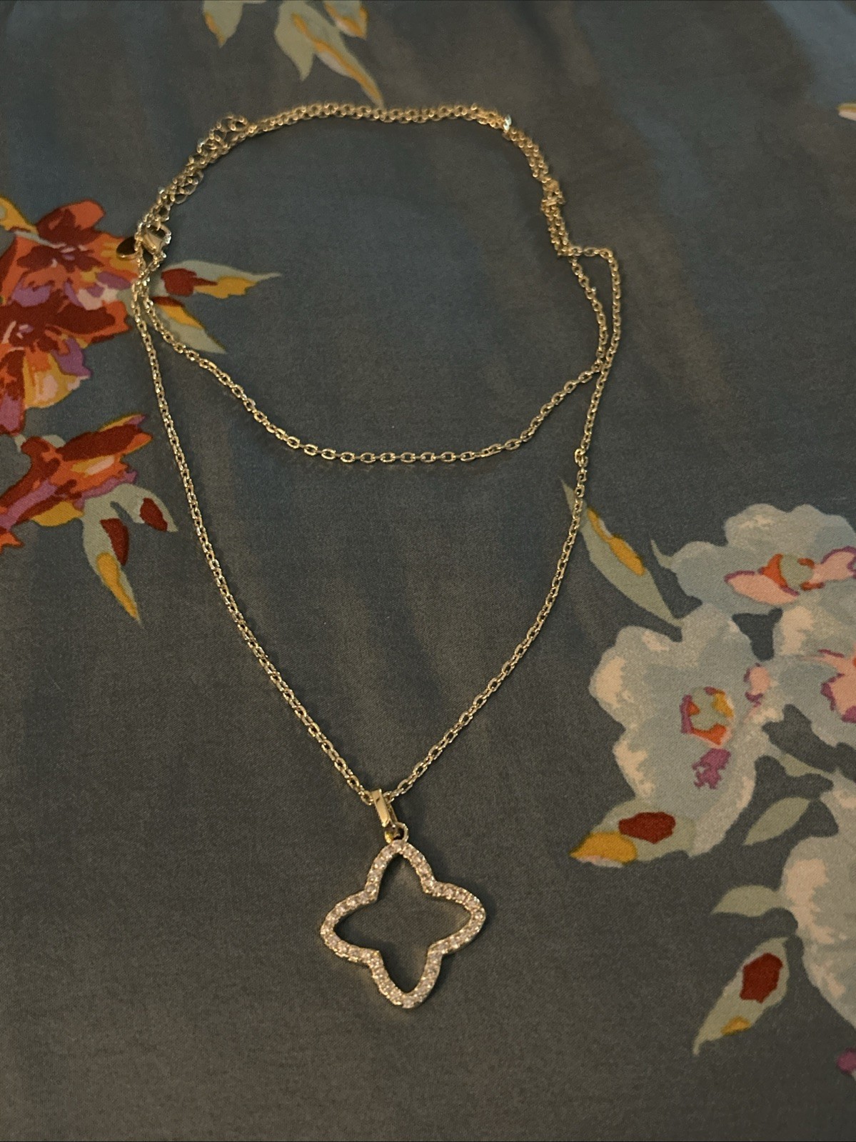 Rivka Friedman 36 Inch Flower Pendant Necklace