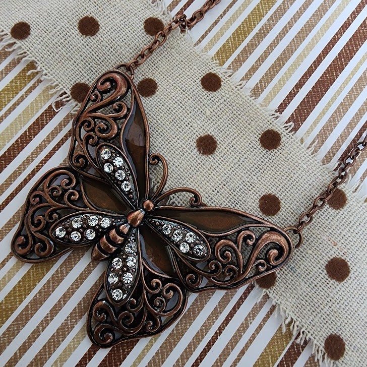 Paparazzi Necklace – FLAWLESS FLIGHT – Copper