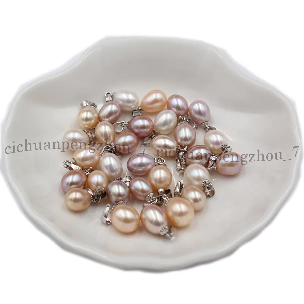 Wholesale Natural Multicolor Freshwater Drop Pearl Pendant for Jewelry Making