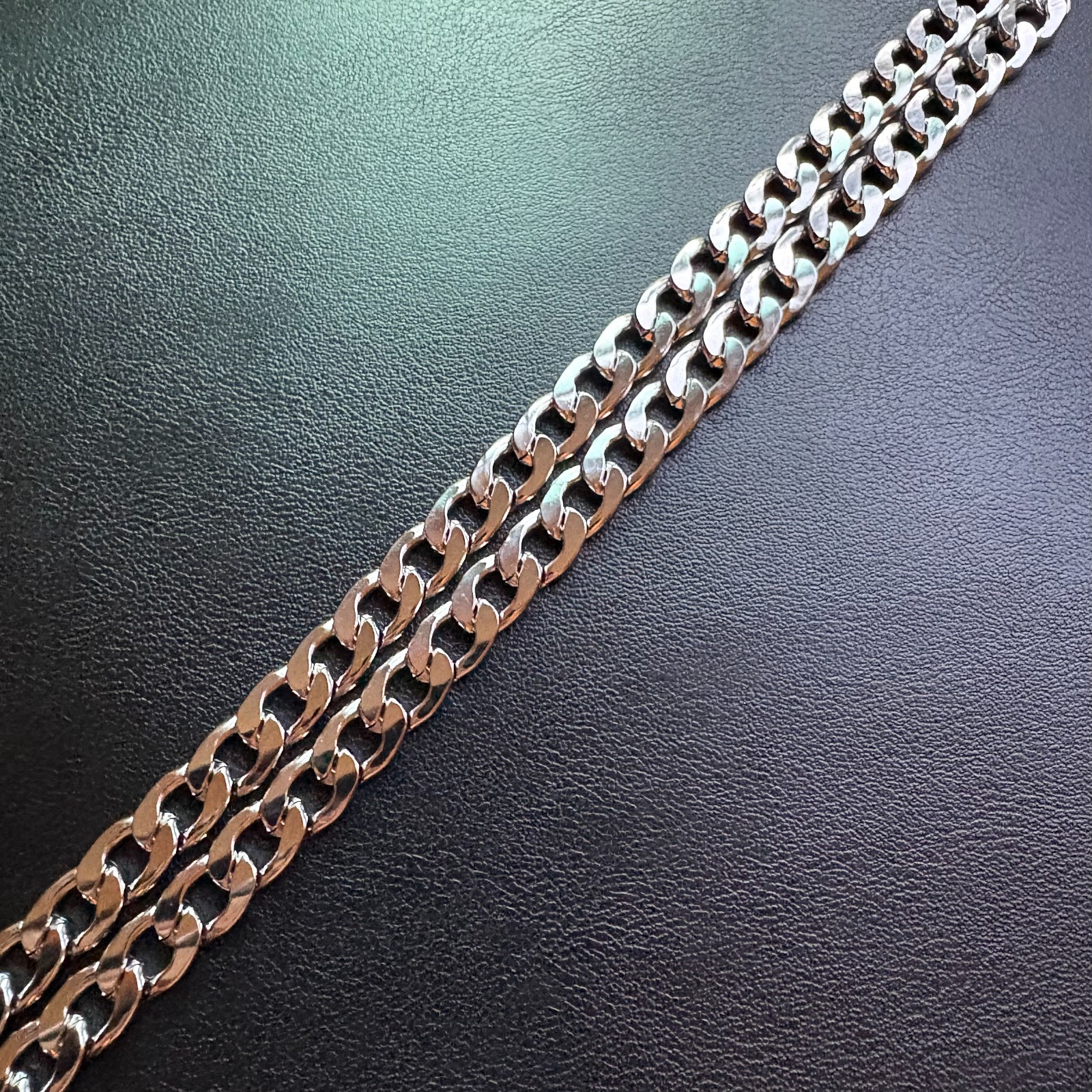 19″ 8mm Cuban Link Chain Necklace Silver Stainless Steel Heavy Curb Men Women
