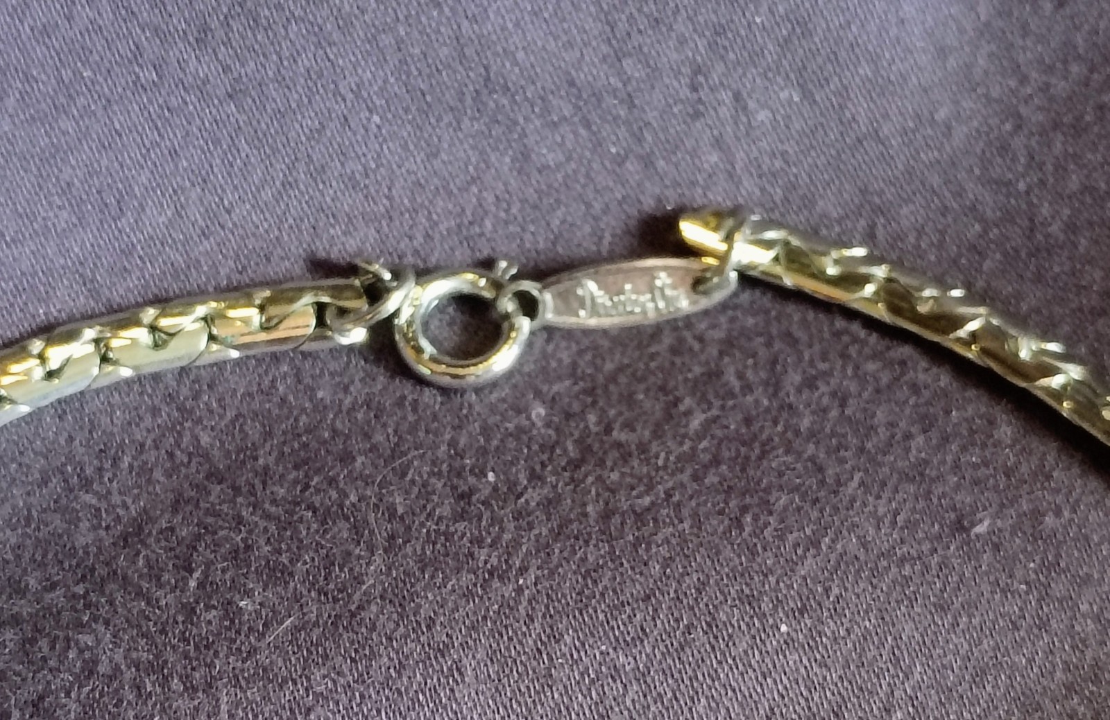 silver plated pendant Necklace By Direction One
