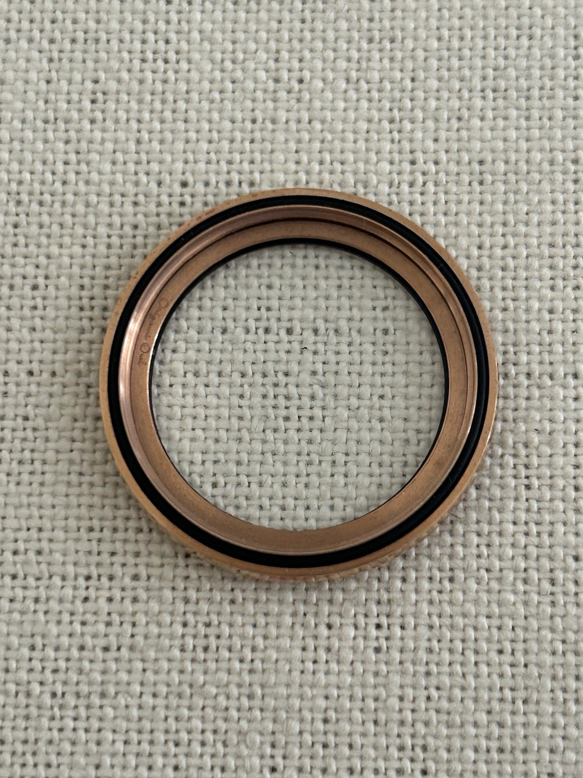 Authentic Origami Owl BZ4012 Large Rose Gold Heirloom Twist Locket Face “New”