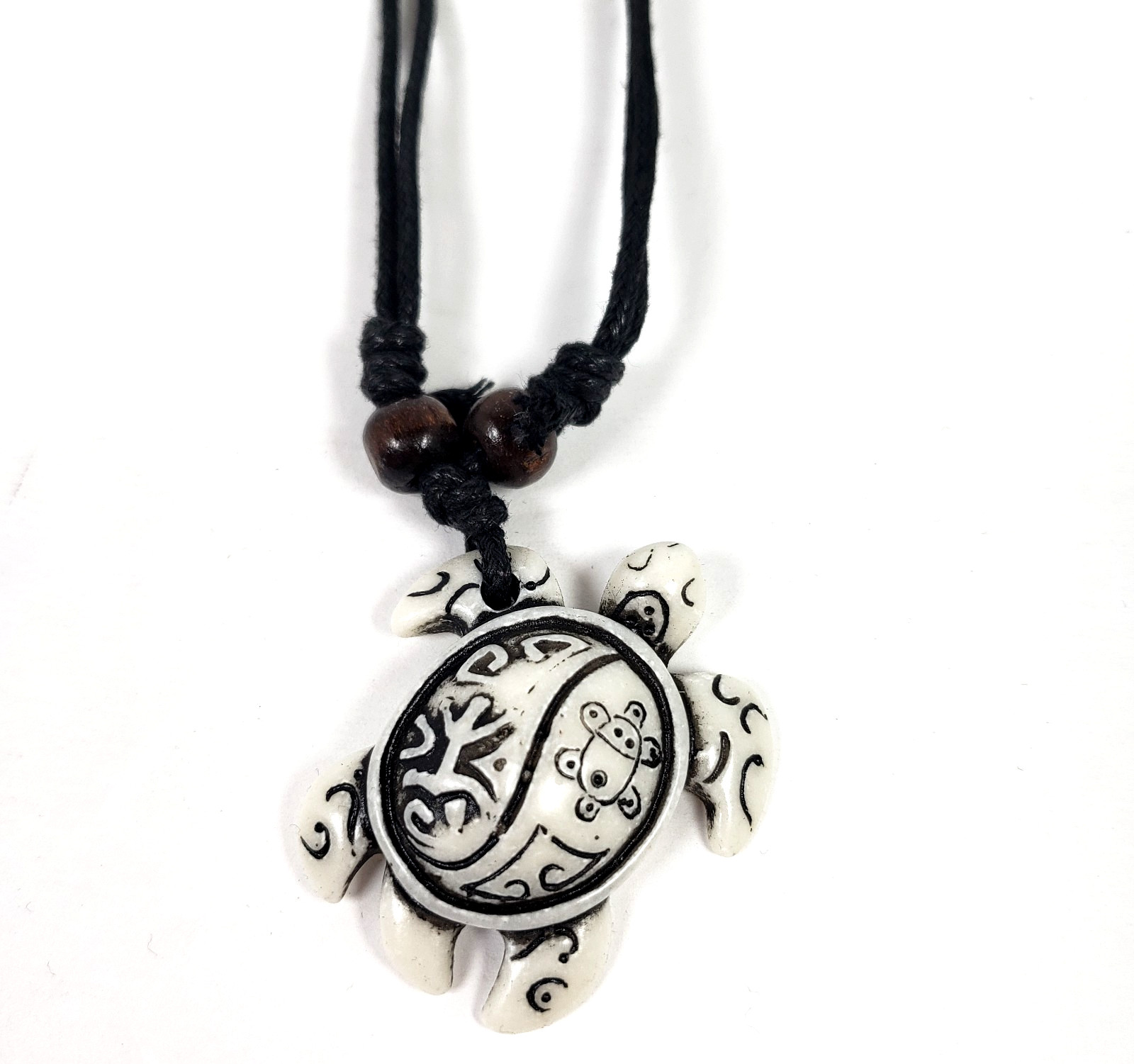 Vintage Adult Fashion Wh Turtle Tortoise Tribal Adjustable Pendant Necklace 015