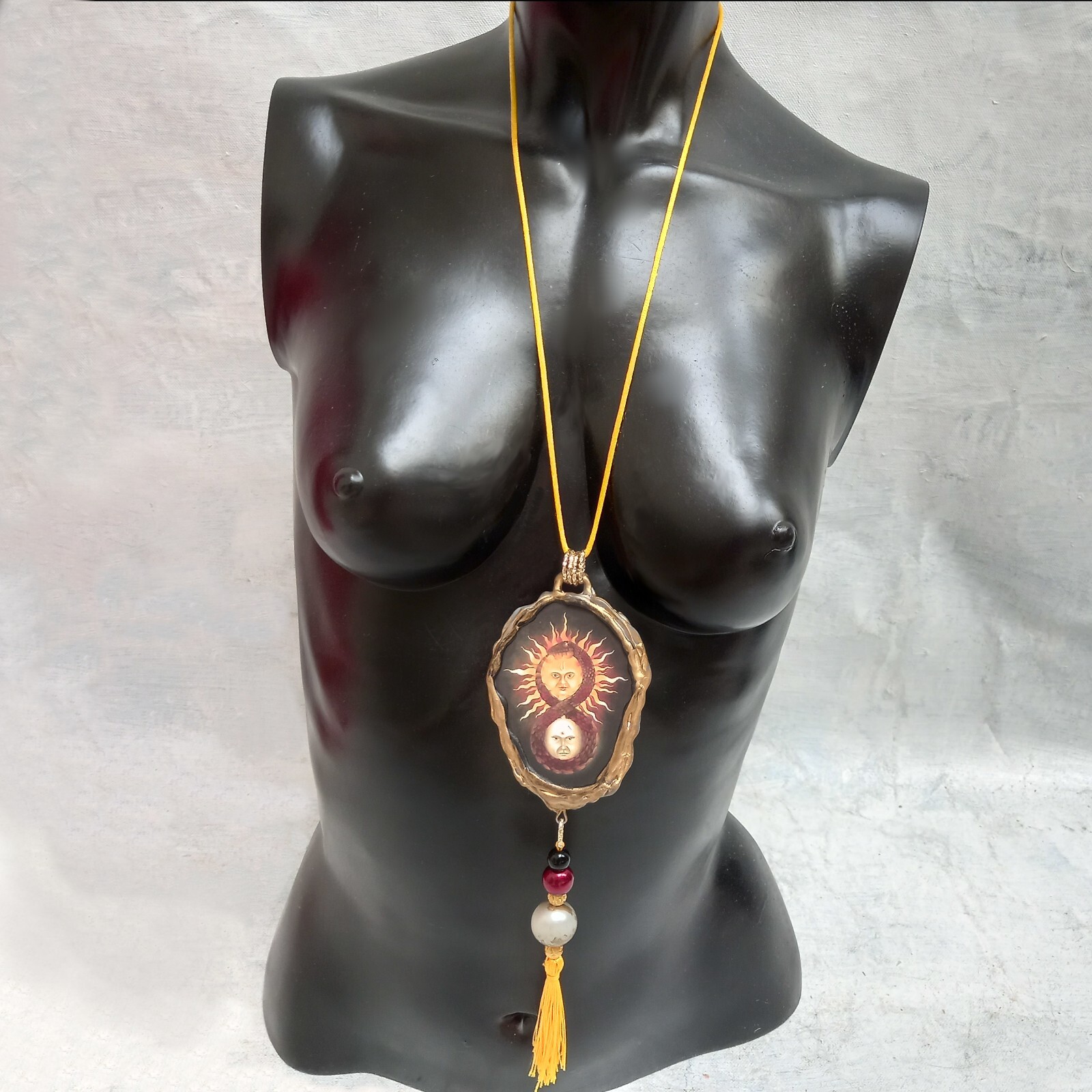 Alchemy Witchcraft Magic Talisman Esoteric Moon Sun Infinity Urn Snake Ouroboros