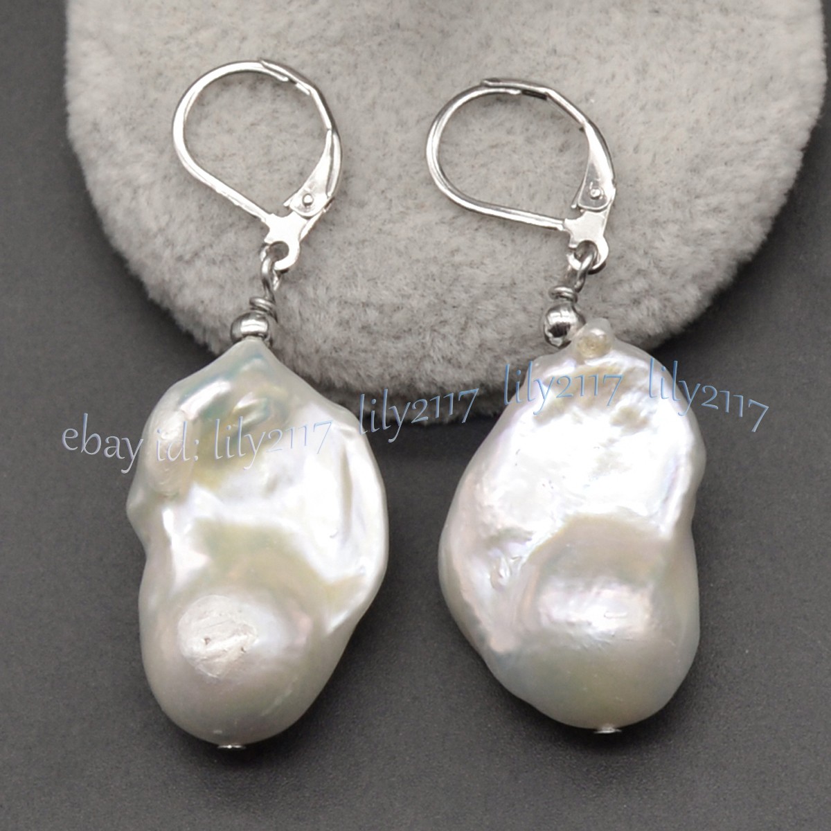 15-23MM Natural White South Sea Baroque Keshi Pearl Necklace Bracelet Earring