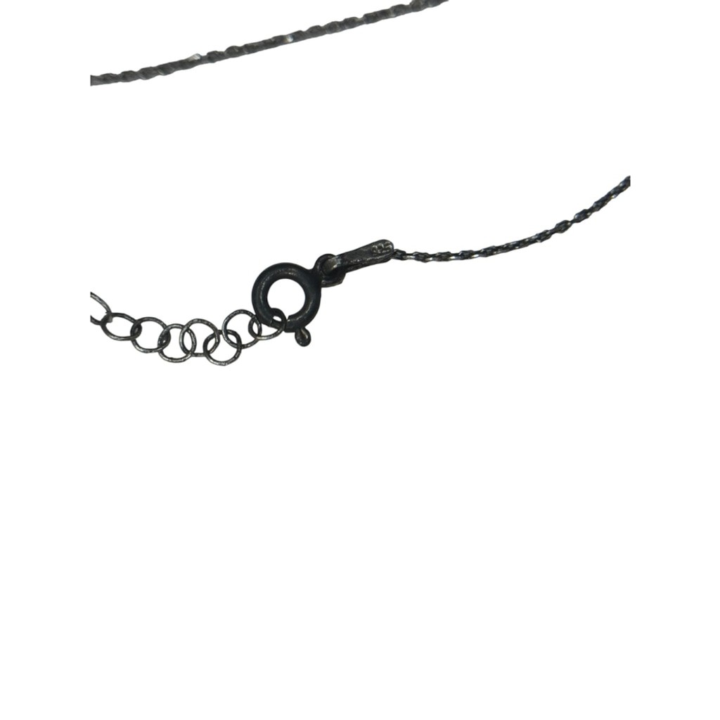 Women’s Unbranded One Size Silver Chain Blue Charm Necklace