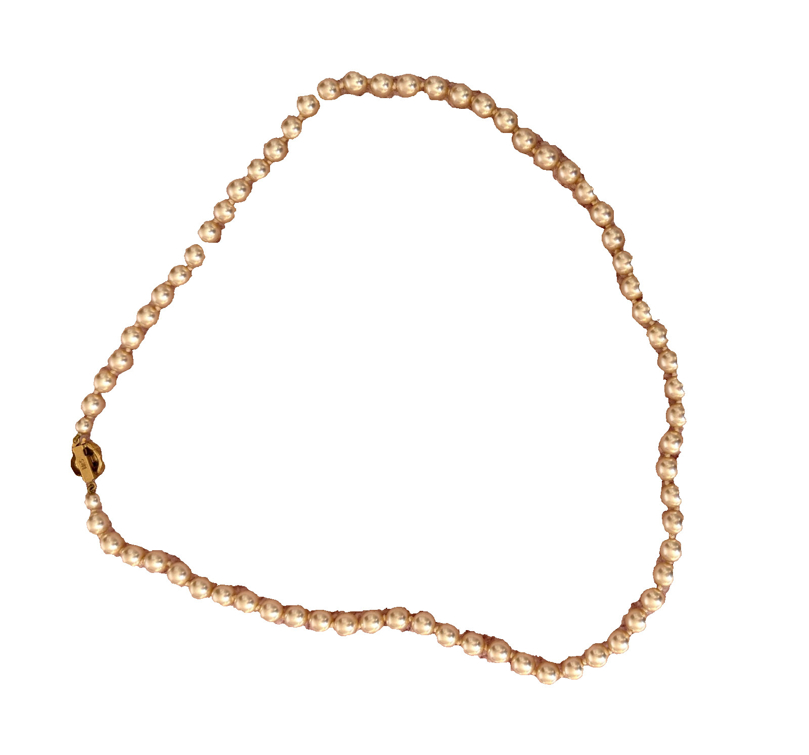 Marks & Spencer Pearl Necklace – Gold Clasp – Classic Style