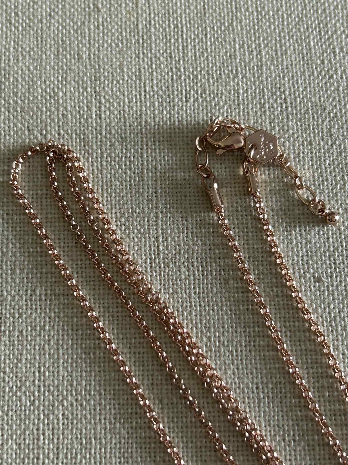 Origami Owl CN5011 Rose Gold 2mm Rolo 24-26″ Chain “New in Package”