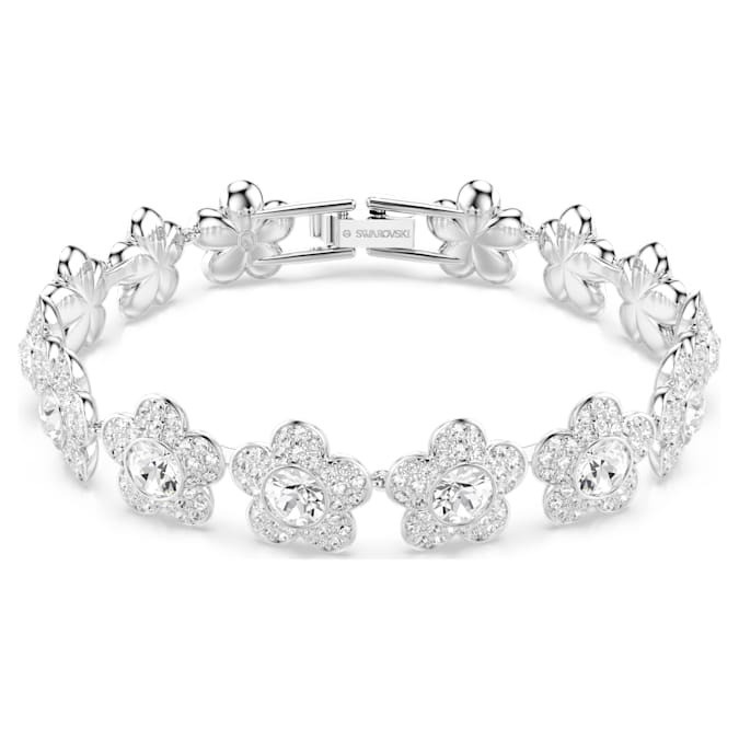 Swarovski Ariana Grande x Swarovski Bracelet Round cut, flower, white