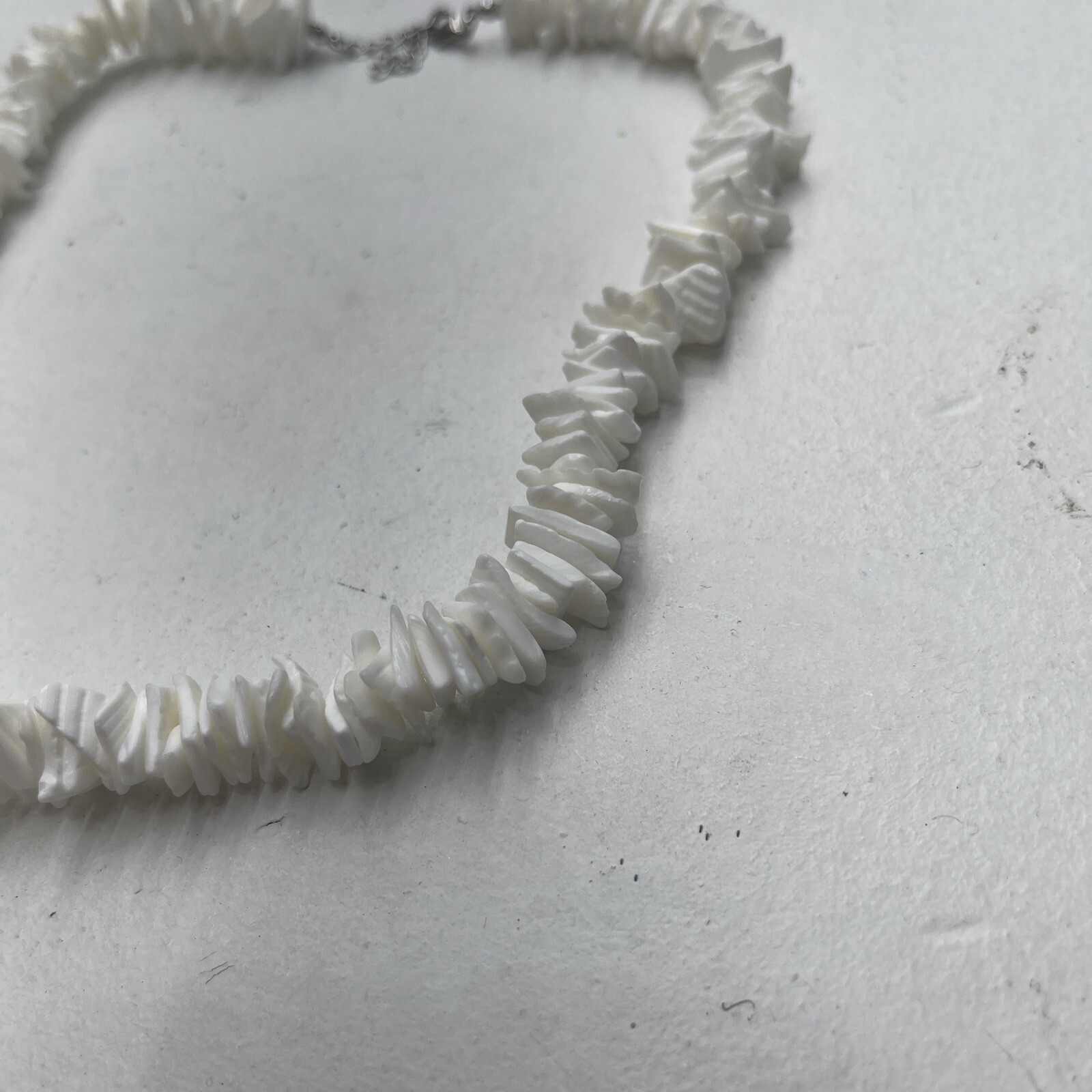 White Puka Shell Necklace Unisex Adults