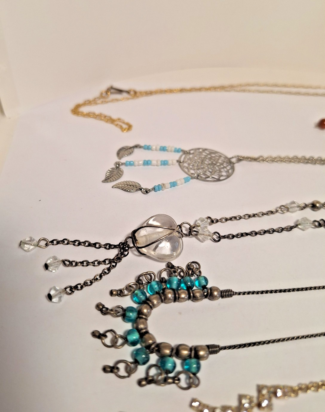 Lot of 5 Unbranded Wearable Fashion Jewelry Necklaces