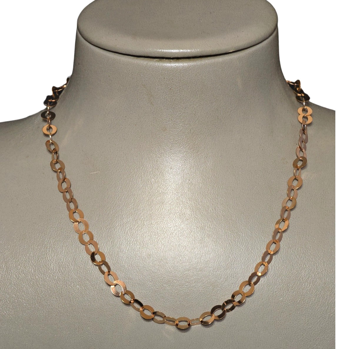 Bronze Milor Italy Women’s Dainty Bronze 20″ Chain Link Necklace NWOT